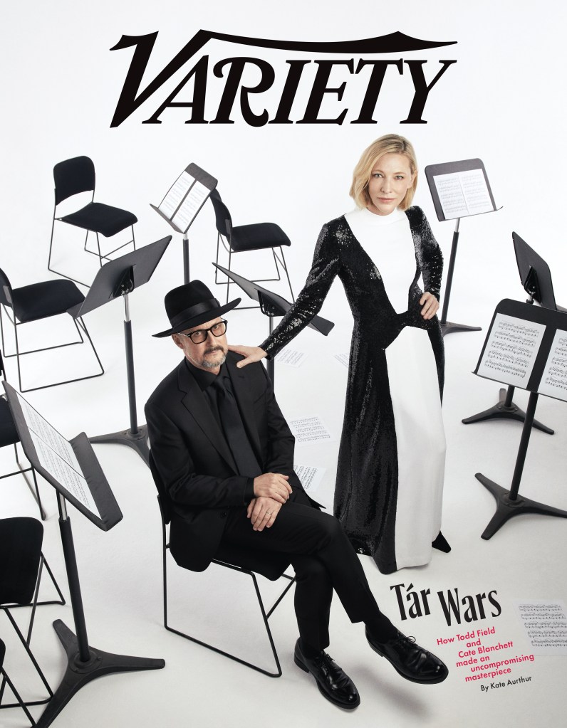 Cate Blanchett Todd Field Tar Variety Cover FORWEB