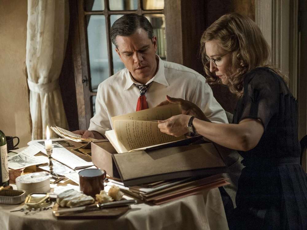 the monuments men matt damon cate blanchett
